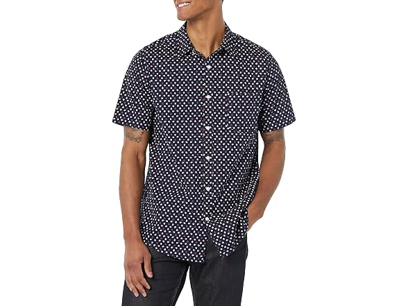 Amazon Essentials Men Short-sleeve Stretch Shirt