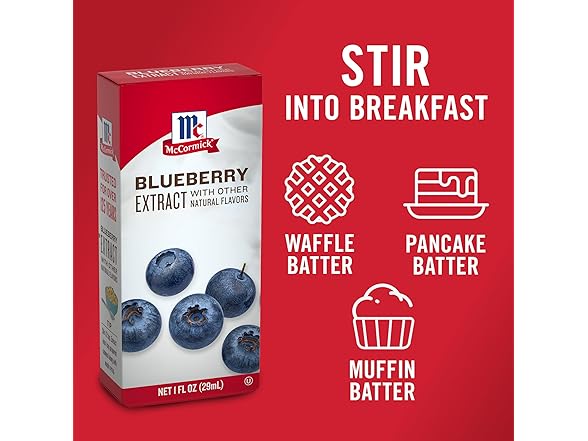 McCormick Blueberry Extract with Other Natural Flavors