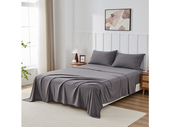 Kathy Ireland Jersey Knit Cotton Sheet Set