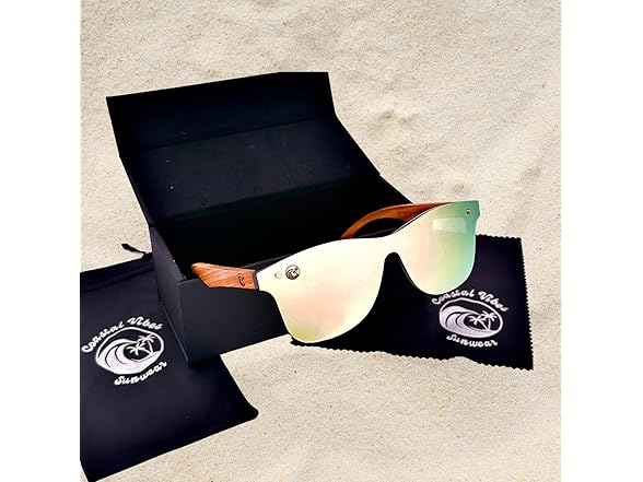 Coastal Vibes 1504 Polarized Mirrored Sunglasses