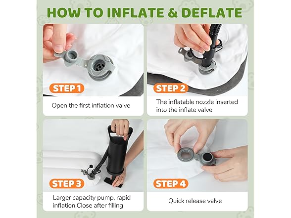 Abdtech Inflatable Toddler Airplane Bed