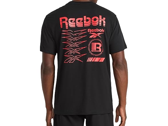Reebok Mens Phasic Graphic Crewneck TShirt