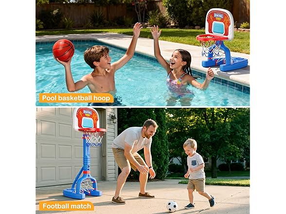 FLMAQE W0355 Toddler Basketball Hoop