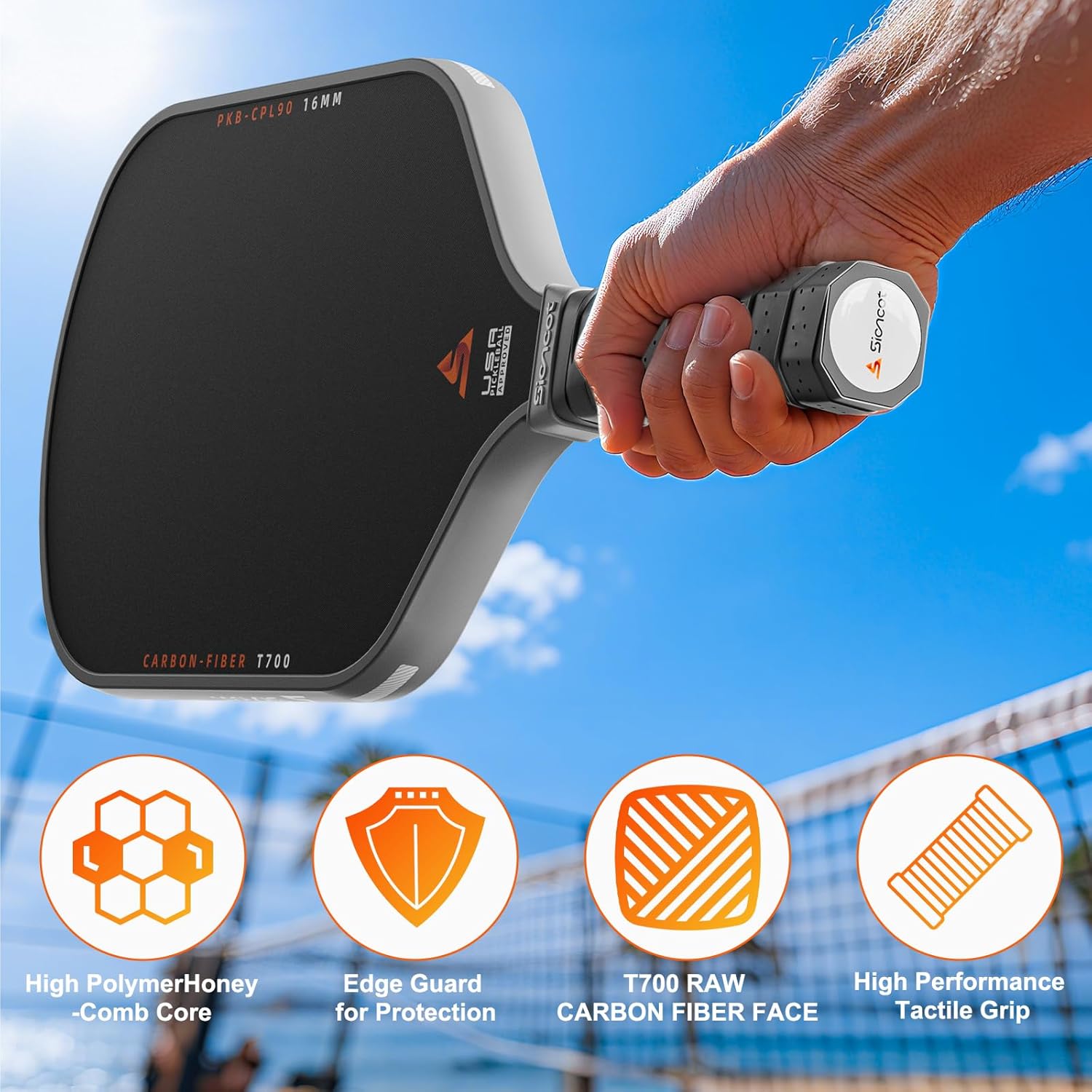 Sioncot Thermoformed Pickleball Paddle - Gallery 16