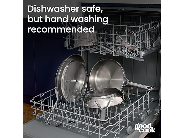 GoodCook Stainless Steel Sauce Pan with Strainer Lid 