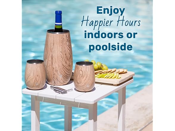 SNOWFOX Triple Walled, Stainless Steel Wine Chiller 