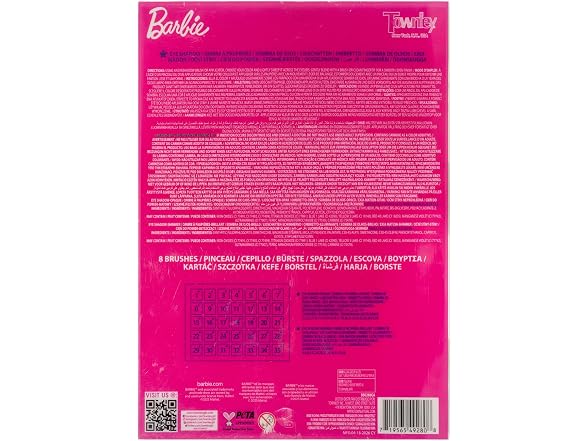Barbie 35 Well Eyeshadow Palette and 8 Brushes