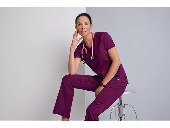Barco Women (M) Grey's Anatomy Classic Aubrey Top