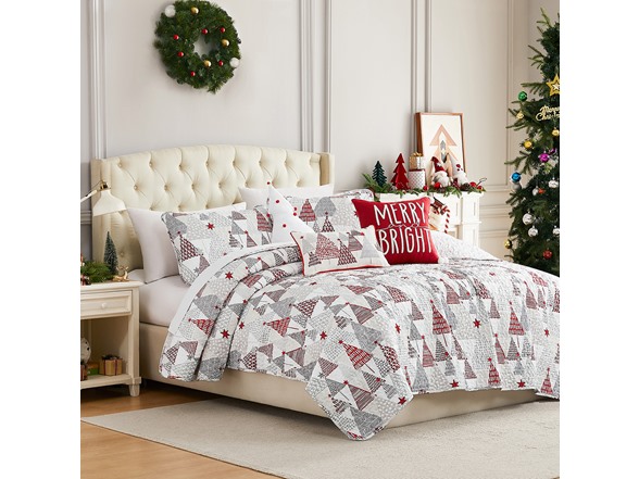 Southshore 6pc Christmas Quilt Set