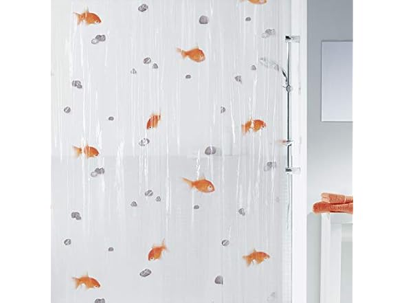 Spirella Goldfish Orange Shower Curt