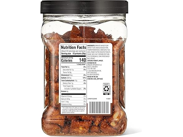 Amazon Grocery Amazon PB Filled Pretzels, 24oz