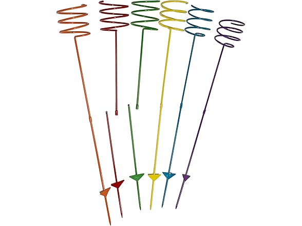 Sunnydaze Outdoor Cup Holders for Yard- Set of 6