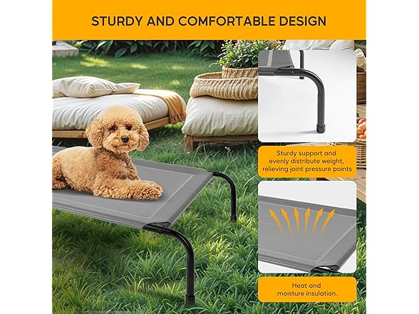 HealSmart Cooling Elevated Dog Bed