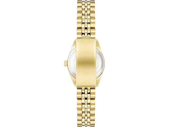 Armitron Women's Japanese Quartz Dress Watch with Stainless Steel Strap, Gold, 10 (Model: 75/2475BKGP) (Open Box)