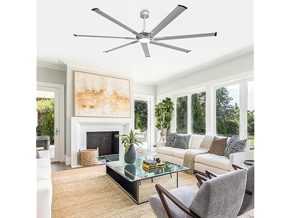 Parrot Uncle F8001SY 84 Inch Ceiling Fan w/ Light