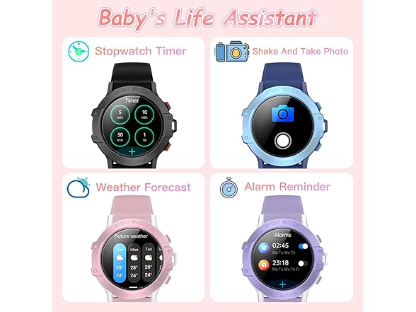 AOLON Upgraded Kids2 Smart Watches