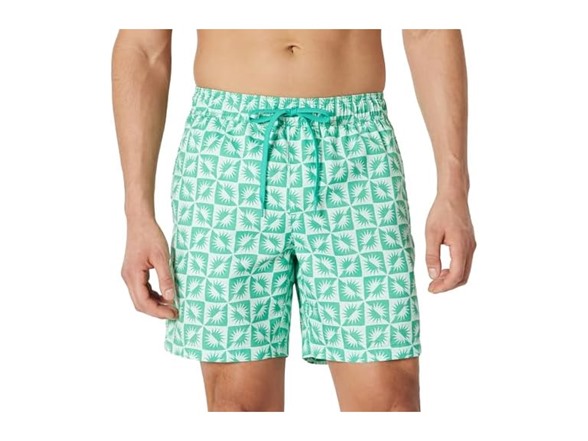 Light Blue Mint Green Sun Geo