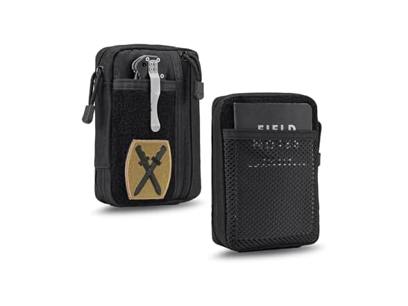 Small 6 Pocket Organizer with Velcro