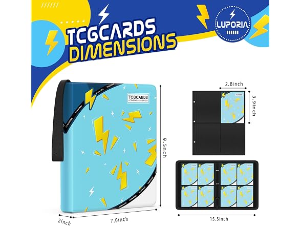 400-Pocket Trading Card Binder