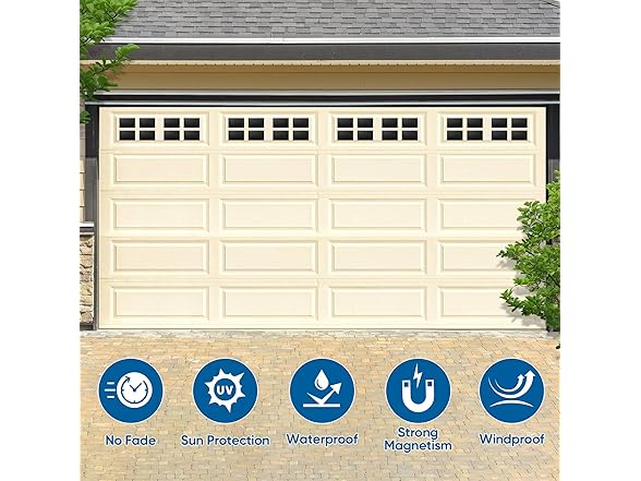 HULKNPEW Magnetic Garage Door Windows