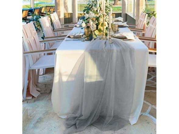 32ft Organza Table Runner Sheer Scarf Swags