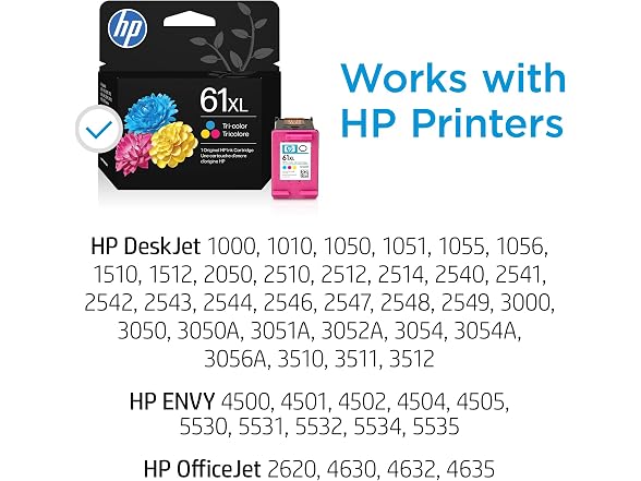 HP 61XL Tri-Color High-Yield Ink