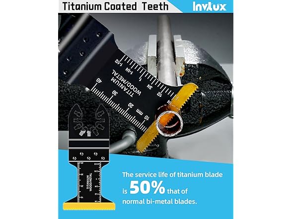 10Pcs Oscillating Saw Blades Titanium