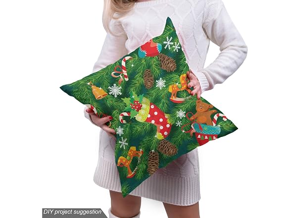 Ambesonne Christmas Fabric by The Yard