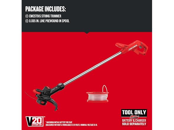 CRAFTSMAN CMCST915B V20 Cordless 10-In WEEDWACKER