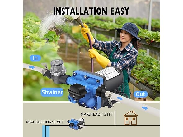 YEEHEMES T42 On Demand Pump Home Water