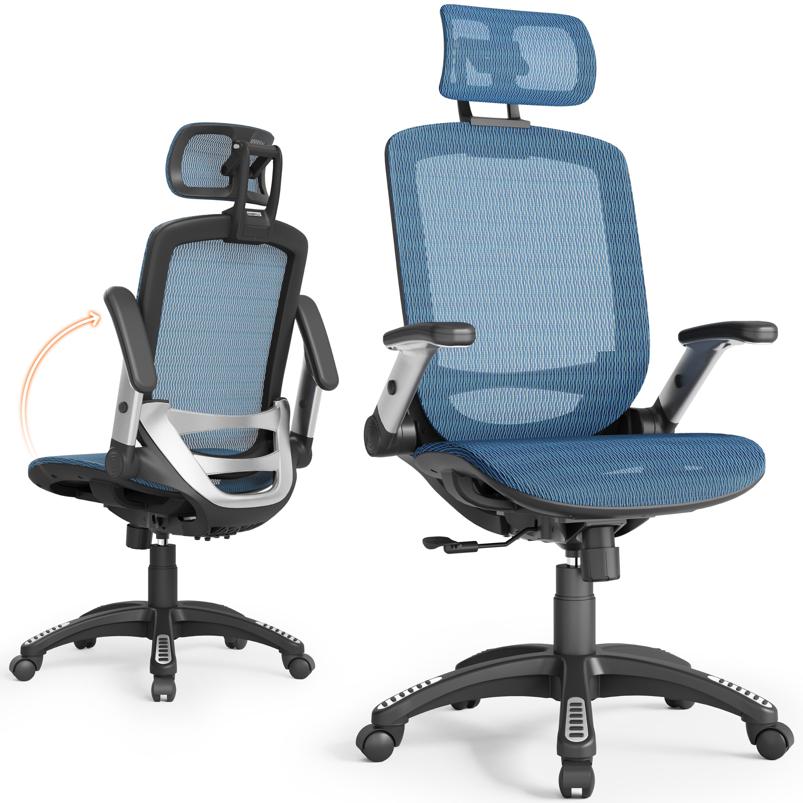GABRYLLY Ergonomic Mesh Office Chairs - Gallery 16