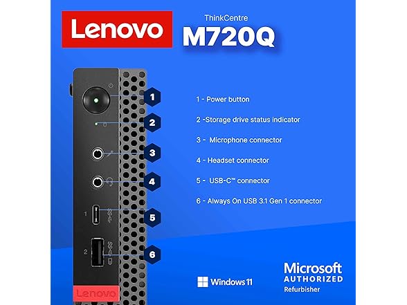 Lenovo M720Q ThinkCentre Mini PC 32GB 1TB