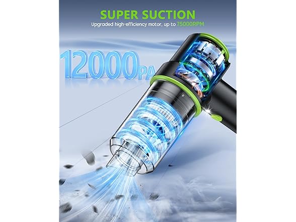 Handheld Portable Car Vacuum & Duster