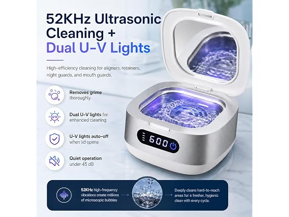 Cordless Ultrasonic Retainer Cleaner