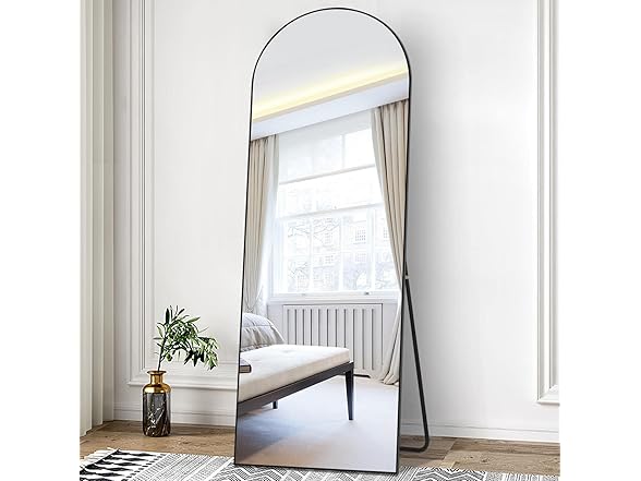 PexFix Full Length Sleek Arched-Top Standing Mirror