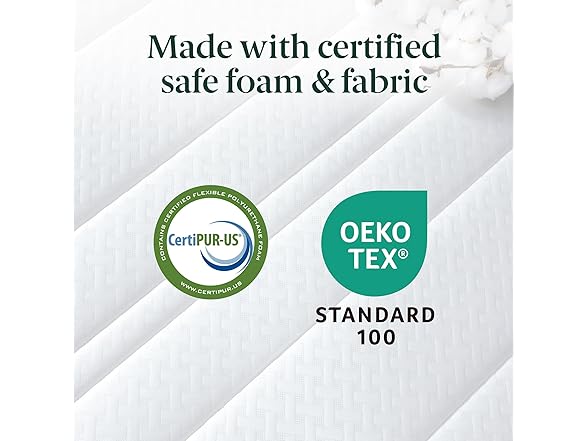 ZINUS 6" Foam and Spring Hybrid Full Mattress