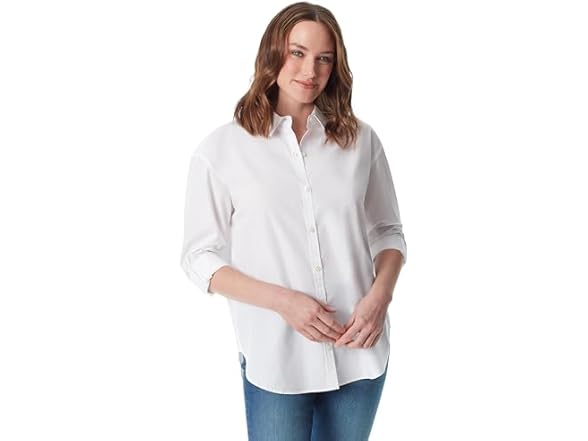 Gloria Vanderbilt Women (XS) Amanda Monogram Shirt