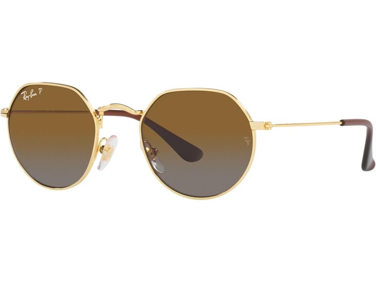 Ray-Ban Kids Rj9565s Jack Round Polarized Sunglasses - Gallery 4