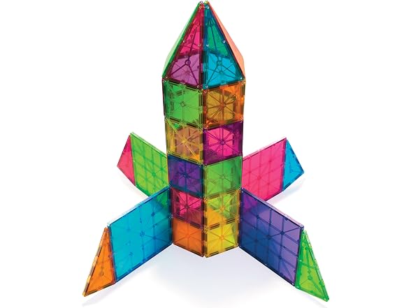 MAGNA-TILES Classic 100-Piece Magnetic Construction Set