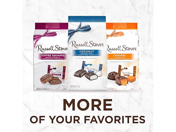 Russell Stover Dark Choc Coconut Gift Ba