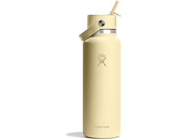 $19.99, Was $49.95, 59% Off! Hydro Flask Wide Mouth Straw Cap 40 oz, Starlight dealfomo