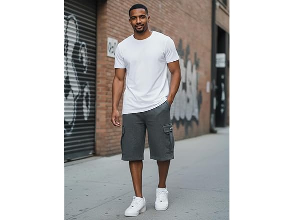 NE PEOPLE Mens Cargo Shorts