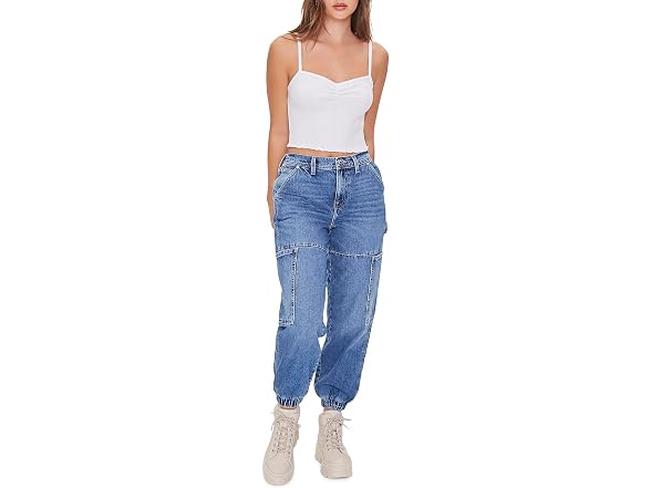Forever 21 Ruched Sweetheart Cami