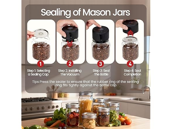 Staweiger Mason Jar Vacuum Sealer Kit