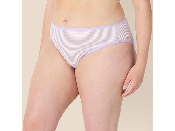 Cotton High Leg Brief Underwear, Pack of 6