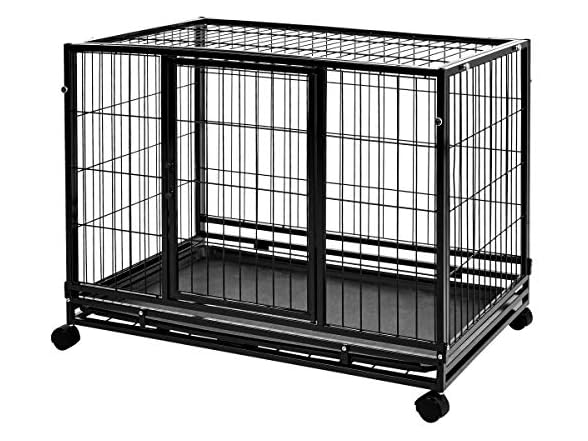 Amazon Basics Dog & Pet Kennel with Tray