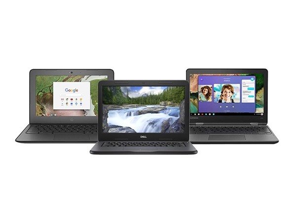 Chromebooks from Dell, Lenovo, and HP
