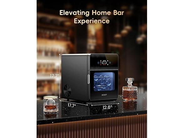 ecozy 2in Sphere Clear Ice Ball Machine