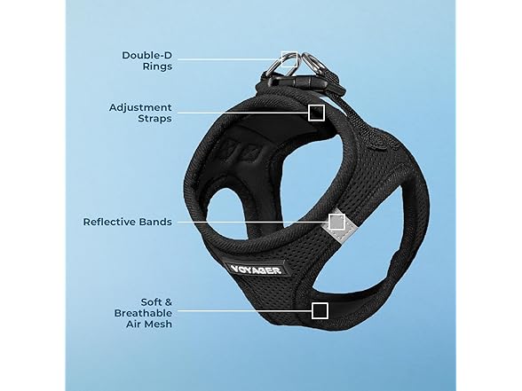 Best Pet Supplies - All Weather Mesh/Plush No Pull Harness