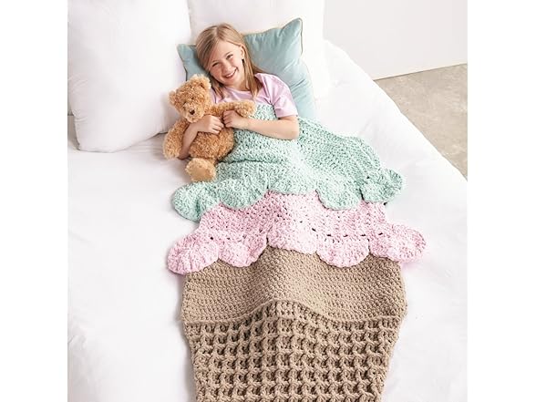 Bernat Baby Blanket Yarn, 3.5oz, Super Bulky Pink